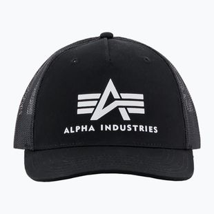 Czapka z daszkiem męska Alpha Industries Basic Trucker black