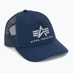 Czapka z daszkiem męska Alpha Industries Basic Trucker rep.blue