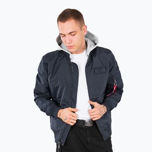 Kurtka męska Alpha Industries MA-1 TT Two Tone Hood rep.blue