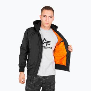 Kurtka męska Alpha Industries MA-1 TT Two Tone Hood black/black