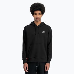 Bluza męska Alpha Industries Basic Small Logo Hoodie black