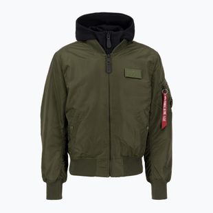 Kurtka męska Alpha Industries MA-1 D-Tec dark green/black