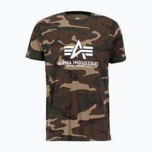 Koszulka męska Alpha Industries Basic Camo wdl camo 65