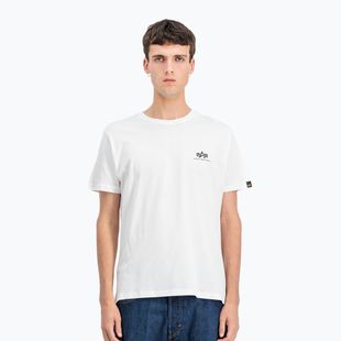 Koszulka męska Alpha Industries Backprint white