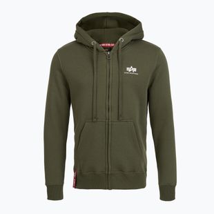 Bluza męska Alpha Industries Basic Zip SL dark olive