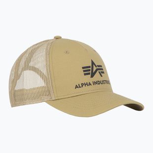 Czapka z daszkiem męska Alpha Industries Basic Trucker sand