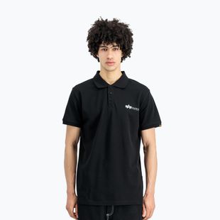 Koszulka męska Alpha Industries Basic Polo Small Logo black