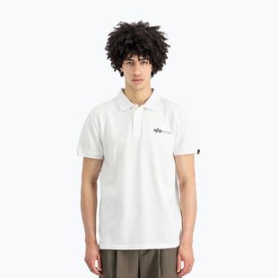Koszulka męska Alpha Industries Basic Polo Small Logo white