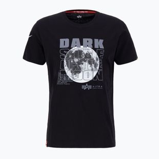 Koszulka męska Alpha Industries Dark Side black/reflective
