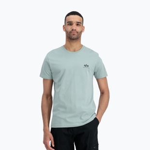 Koszulka męska Alpha Industries Basic Small Logo dusty green