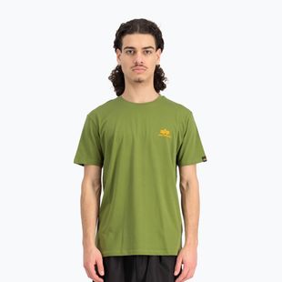 Koszulka męska Alpha Industries Basic Small Logo moss green