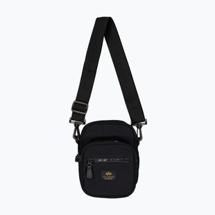 Saszetka męska Alpha Industries Label Messenger Bag Small 1 l black