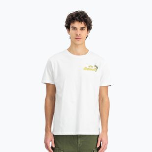 Koszulka męska Alpha Industries Pearl Harbor Back Print white
