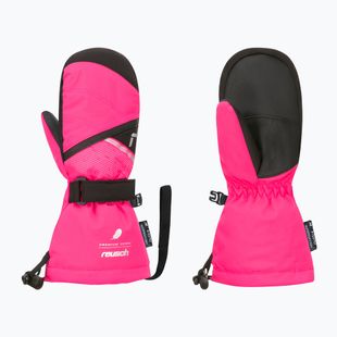 Rękawice narciarskie dziecięce Reusch Kaden Down R-Tex XT Mitten pink glo