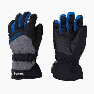 Rękawice narciarskie dziecięce Reusch Flash Gore-Tex black/black melange/brilliant blue