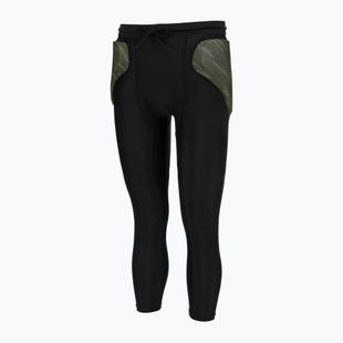 Spodnie bramkarskie Reusch Padded Eco Short 3/4 black/desert green