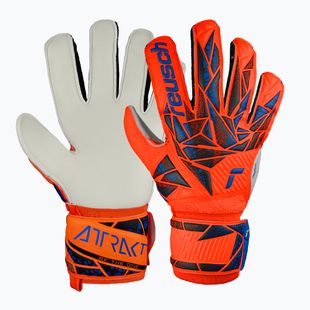 Rękawice bramkarskie Reusch Attrakt Solid hyper orange/electric blue
