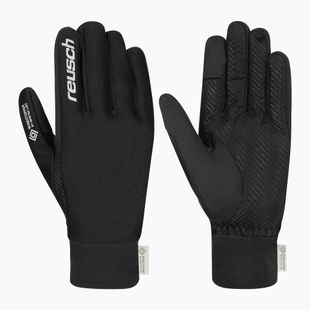 Rękawice męskie Reusch Karayel Windstopper Touch-Tec black/silver