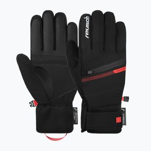 Rękawice narciarskie Reusch Steve R-Tex XT 7809 black/fluo red