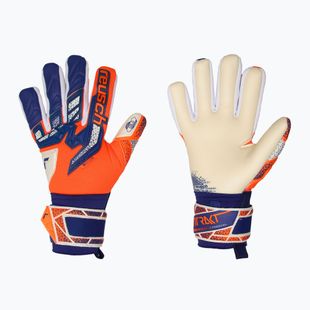 Rękawice bramkarskie dziecięce Reusch Attrakt Freegel Gold NC Junior orange/blue