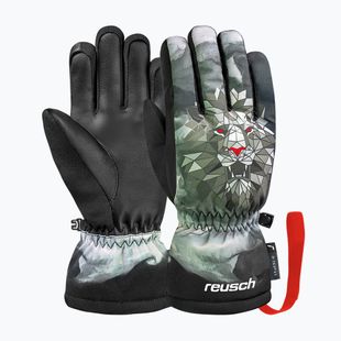 Rękawice narciarskie dziecięce Reusch Carter R-Tex XT blck/silver/fluo red