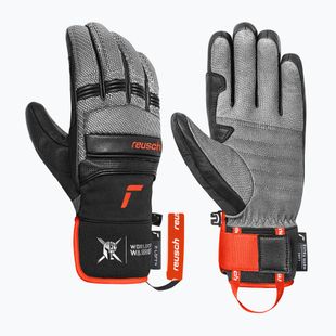 Rękawice narciarskie męskie Reusch Alpine Master black/silver/fluo red