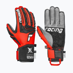 Rękawice narciarskie męskie Reusch Ultra black/fluo red