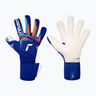 Rękawice bramkarskie Reusch Attrakt Gold X NC Gravity sharp blue/white/shocking orange