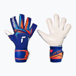 Rękawice bramkarskie Reusch Attrakt Gold X Evolution sharp blue/white/shocking orange