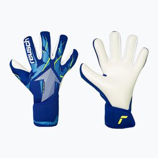 Rękawice bramkarskie dziecięce Reusch Fastgrip Advance Junior sharp blue/white