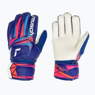 Rękawice bramkarskie dziecięce Reusch Attrakt Solid Junior sharp blue/white/shocking orange