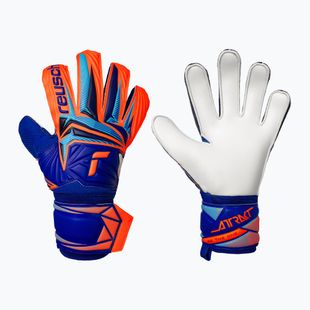 Rękawice bramkarskie Reusch Attrakt Solid sharp blue/shocking orange