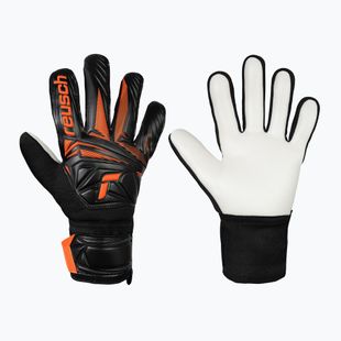 Rękawice bramkarskie Reusch Attrakt Starter Solid black/shocking orange