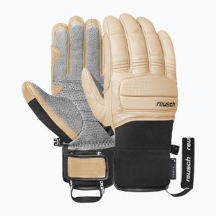 Rękawice narciarskie Reusch Alpine Heritage tan / black