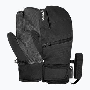 Rękawice narciarskie dziecięce Reusch Leo R-Tex XT Lobster black/white