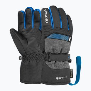 Rękawice narciarskie dziecięce Reusch Rocket GORE-TEX black/black melange/brilliant blue