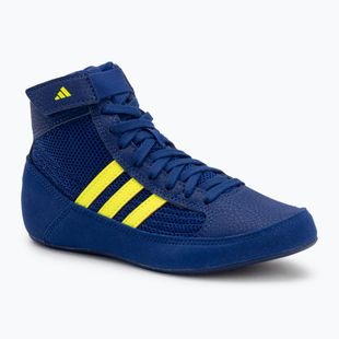 Buty zapaśnicze dziecięce adidas Havoc 2 blue yellow