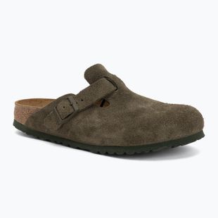 Klapki BIRKENSTOCK Boston Suede Leather thyme