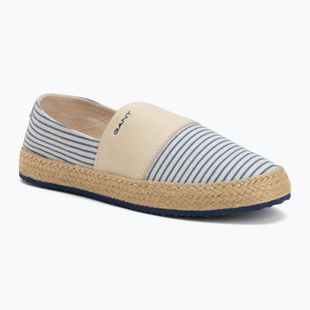 Espadryle damskie GANT Raffiaville blue/cream