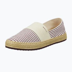 Espadryle damskie GANT Raffiaville brown/cream