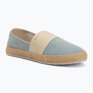 Espadryle damskie GANT Raffiaville light blue/cream