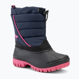 Śniegowce juniorskie KangaROOS K-Ben dk navy/daisy pink