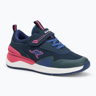 Buty dziecięce KangaROOS KD-Gym EV dark navy/fandango pink