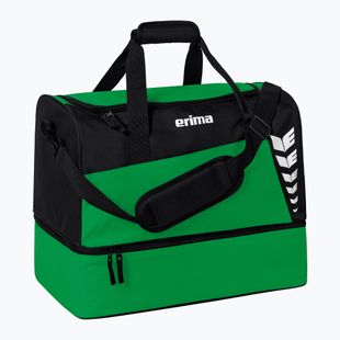 Torba treningowa ERIMA Six Wings Sports Bag With Bottom Compartment 94,5 l emerald/black
