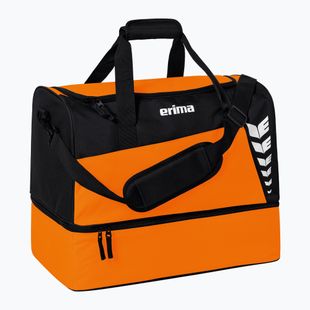 Torba treningowa ERIMA Six Wings Sports Bag With Bottom Compartment 60 l orange/black