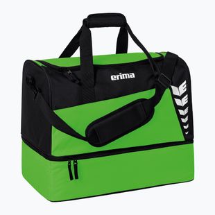 Torba treningowa ERIMA Six Wings Sports Bag With Bottom Compartment 35 l green/black