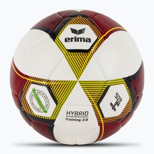 Piłka do piłki nożnej ERIMA Hybrid Training 2.0 red/lime rozmiar 4