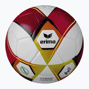 Piłka do piłki nożnej ERIMA Hybrid Training 2.0 red/lime rozmiar 4