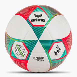 Piłka do piłki nożnej ERIMA Hybrid Lite 290 flery-coral/petrol rozmiar 4