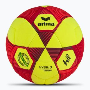 Piłka do piłki nożnej ERIMA Hybrid Indoor yellow/red rozmiar 4